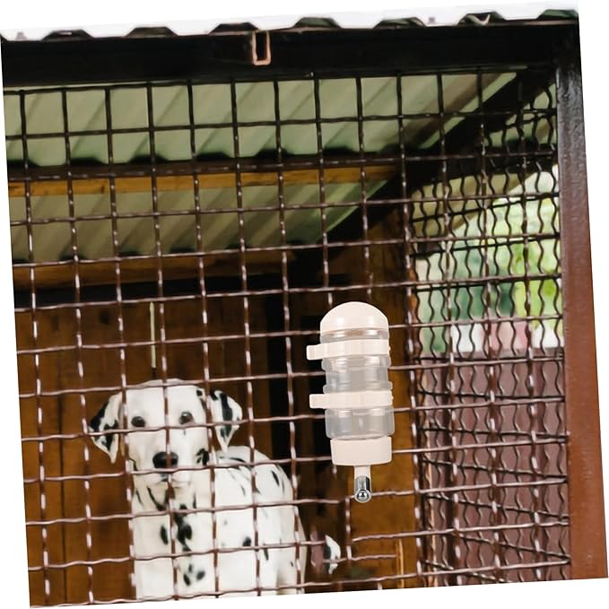 BESPORTBLE Automatic Pet Water Dispenser for Dogs and Cats Water Bottle with Stainless Steel Nozzle Easy to Install Pet Waterer for Cages and Travel