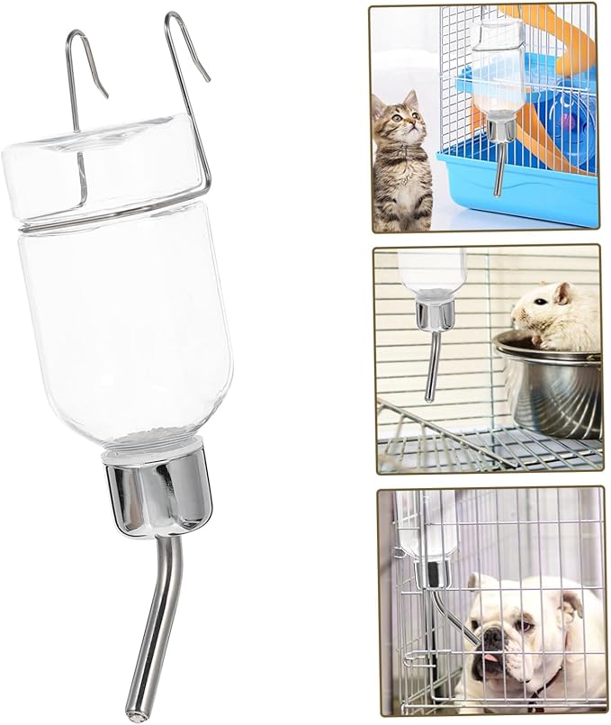MERRYHAPY Automatic Pet Water Feeder Leak Cat and Dog Water Dispenser Hanging Design for Clean Drinking Large for Home Use and Outdoor Activities