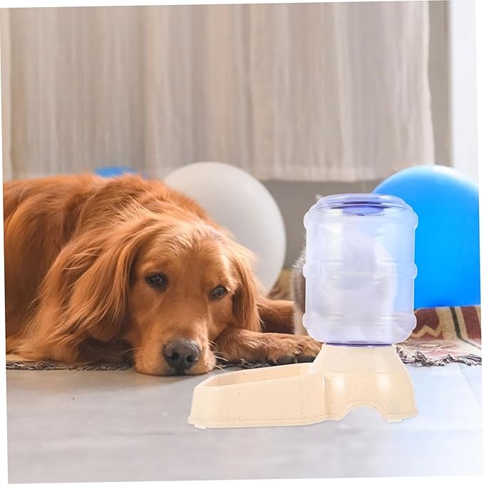 Pet Water Dispenser Bowl Stand Dog Cat Auto Feeder Capacity Spill Design Fountain