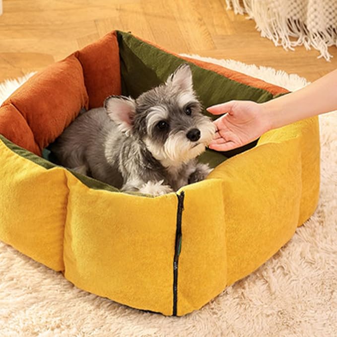 Dog Car Seat,Soft Portable 2-in-1 Pet Carrier with Pockets and Seatbelt | Dog Bag Carrier | for Truck SUV Back Front Road Trip Daily Commute Puppy Indoor Golf Cart Outing Shopping Public