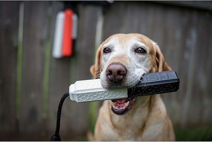 Momarsh Floating Dog Training Bumper | Durable Dummy with Easy Launch Rope | Advanced Waterfowl Hunting Retriever Dog Tool | Enhance Agility and Obedience