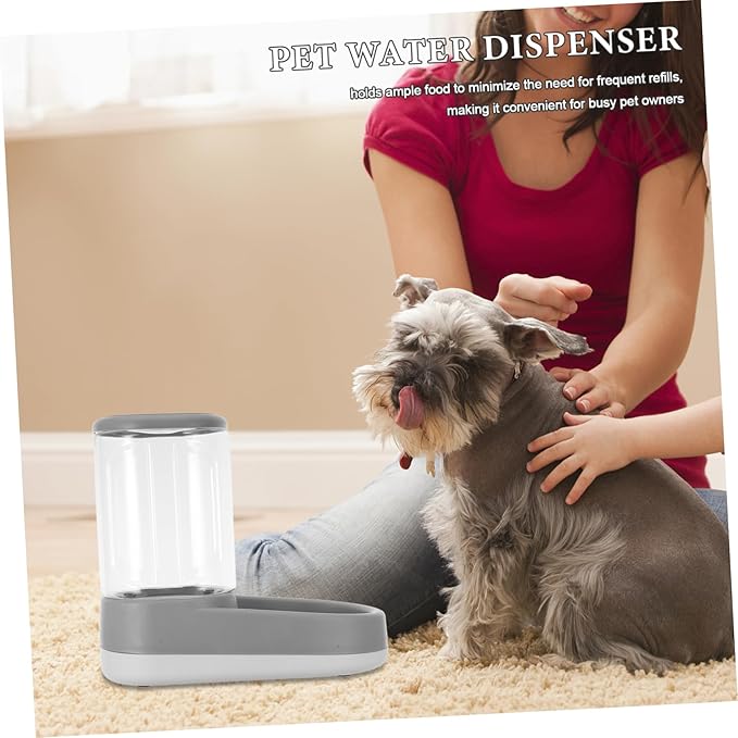 BESPORTBLE Automatic Pet Feeder Water Dispenser Capacity for Dog Cat Gravity Cat Feeder Timed Feeding