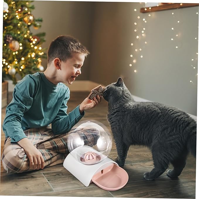 BESPORTBLE Dog Cat Automatic Waterer Practical Pet Water Holder Large Bowl Bubble Water Fountain Pet Supplies for Home