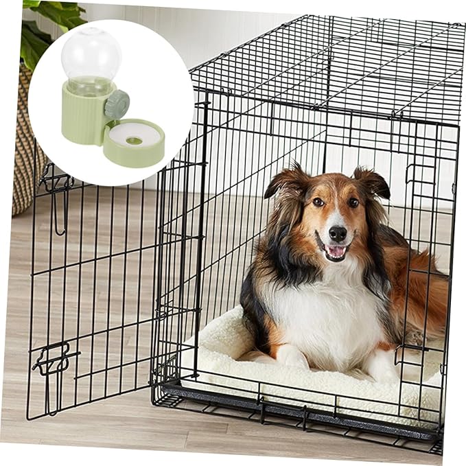 2pcs Automatic Pet Water Feeder Cage Suspended Dog and Cat Drinking Device for Convenient Hydration Easy Install and Compact Design for Tidy Spaces