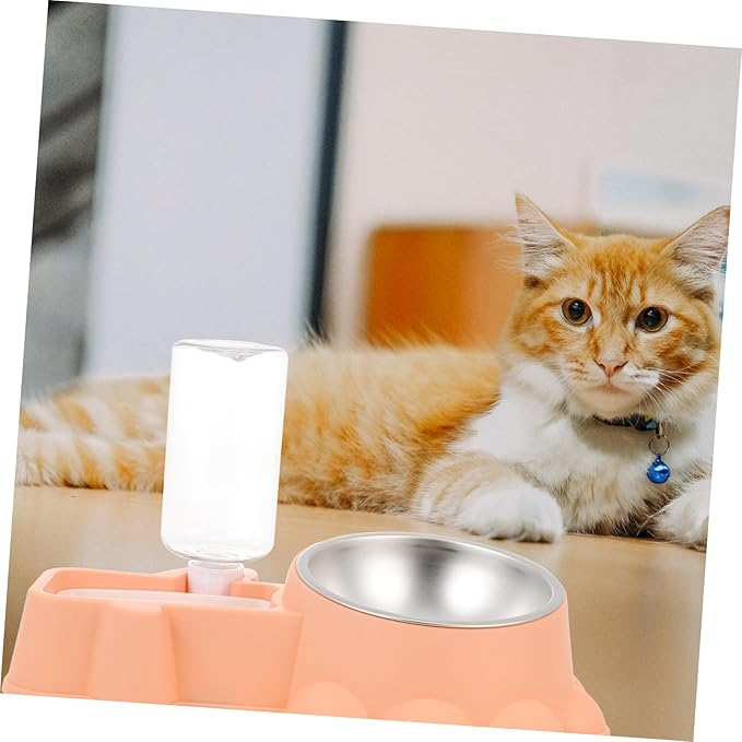 Automatic Dog Bowl for Food and Water Elegant Design Pet Feeder and Feeding Container for Dogs and Puppies for Home and Travel