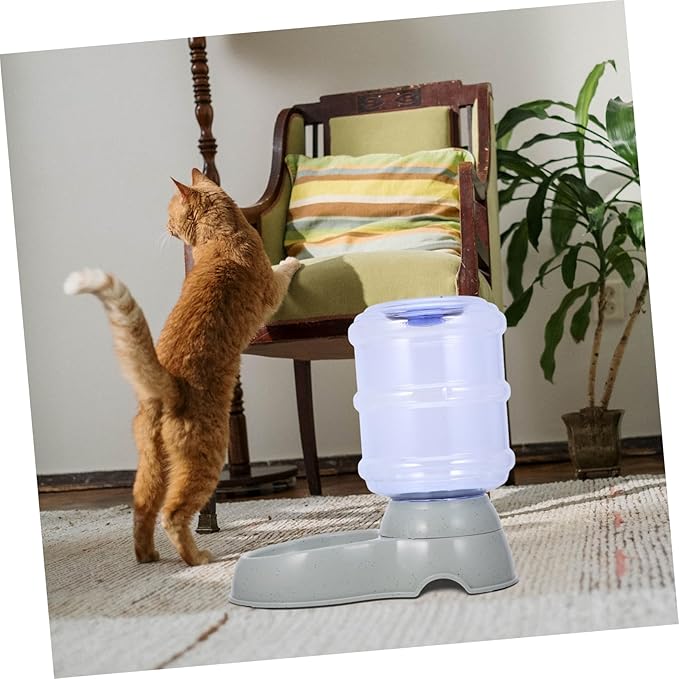POPETPOP Automatic Cat Dog Water Dispenser Self-Filling Pet Watering Bowl Easy to Refill
