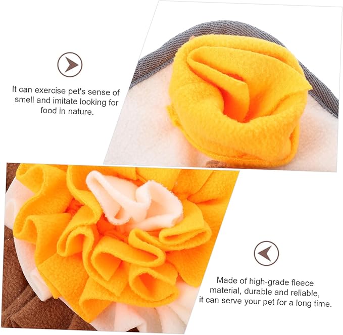 Happyyami Little Pet Snuffle Mat for Small Animals Non- Design Fun Feeding Toy for Relief and Foraging Instincts for Hamsters and Guinea Pigs