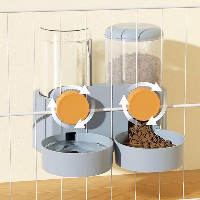 Water Feeder Water Dispenser Feeding Watering Cage Mount Feeder Automatic Food Feeder