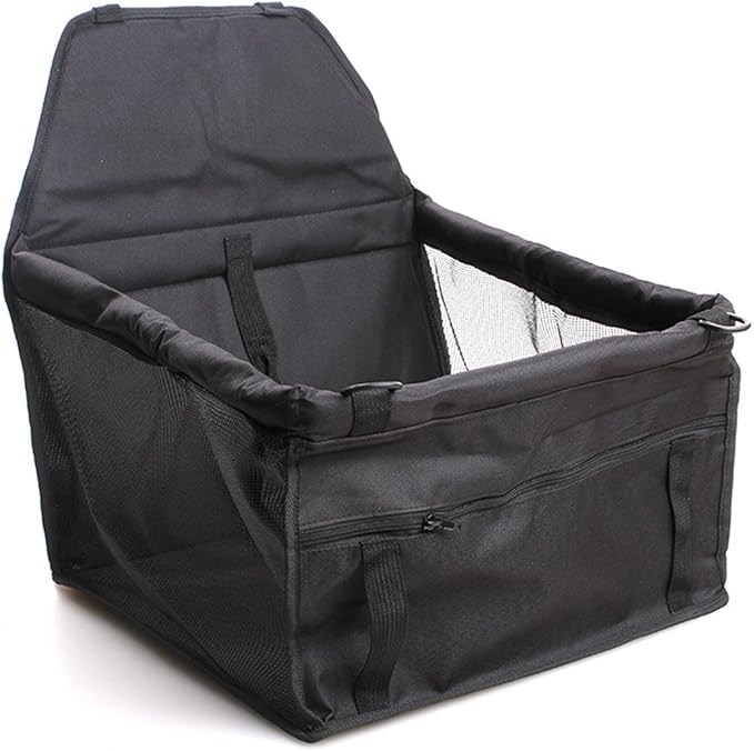 Pet Carrier Bag for Dogs and Cats Dog Car Booster Seat Travel Safety Seat Pet Carrier Bag Dog Car Set Hang Bag Waterproof Non-Slip with Storage Bag
