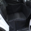 Vedem Dog Booster Car Seat Pet Back Seat Cover for Small Dogs (Solid-Black)