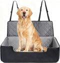 Dog Car Seat for Large Medium Dogs, Dog Booster Seat for 2 Small Dogs Memory Foam, Travel Safe Bed with Safety Belts Detachable Washable, Anti-Slip Base