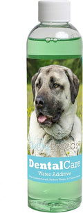 Healthy Breeds Dog Dental Care Water Additive for Anatolian Shepherd - Helps Freshen Breath, Reduce Plaque & Control Tartar - Mint Flavor - 8 oz