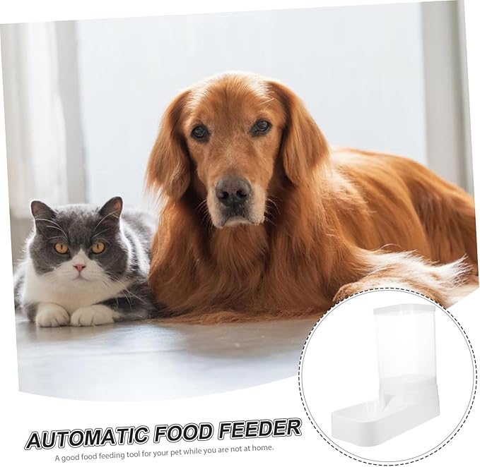 Large Capacity Automatic PET Feeder for Cats and Dogs Timed Food Dispenser Adjustable Portion Control Suitable for Multiple Pets Material
