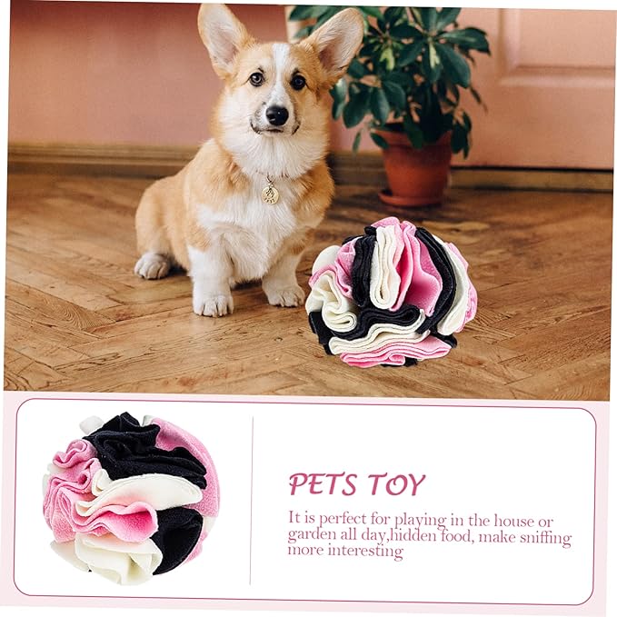 Pet Sniffing Interactive Chewing Toy for Dogs Food Dispenser for Puppies Engaging Slow Feeder for Indoor and for Reducing Stress and Enhancing Smell
