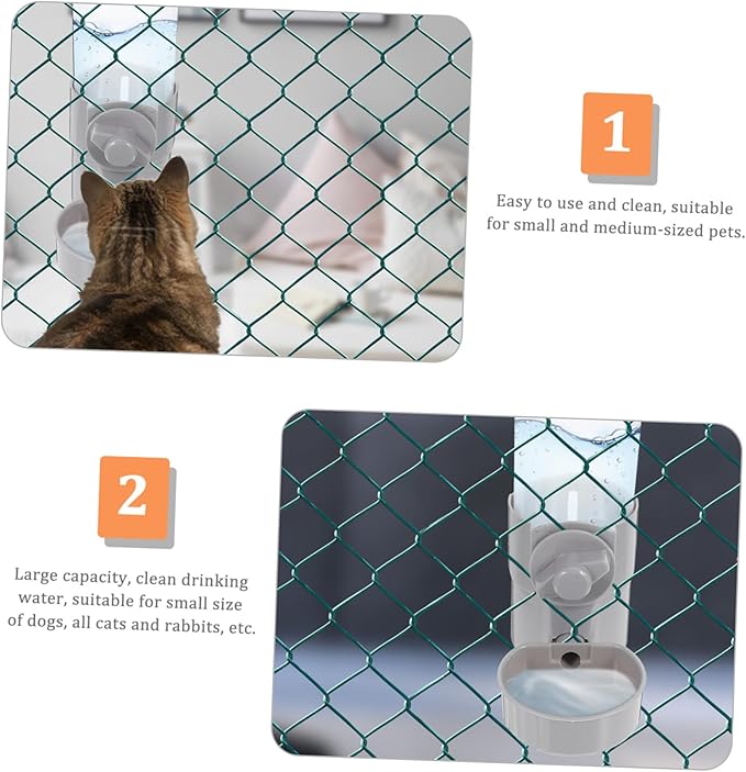Dog Water Dispenser Pet Automatic Waterer Large Capacity Pet Fountain for Dogs Easy to Clean