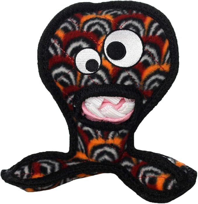 TUFFY® - World's Tuffest Soft Dog Toy - Alien - Multiple Layers. Made Durable, Strong & Tough. Interactive Play (Tug, Toss & Fetch). Machine Washable & Floats. (G3 Vulture, Large 2 Pack)