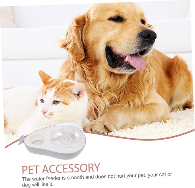 BESPORTBLE Portable Cat Water Bowl Dispenser Auto Dog Water Dispenser Lightweight Pet Supply Travel Bowl