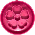 SodaPup Flower Design Enrichment Bowl – Durable Slow Feeder Bowl Made in USA from Non-Toxic, Pet-Safe, Food Safe Material for Mental Stimulation, Slowing Down Eating, Healthy Digestion, & More