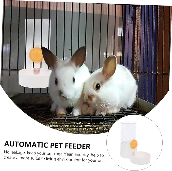VANZACK Automatic Pet Feeder and Water Dispenser for Dogs and Cats Wear-Resistant Hanging Design Convenient and Easy to Pet Accessory for Home Use and Travel