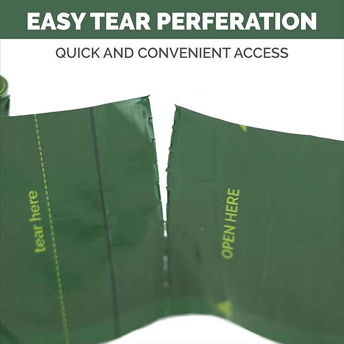 Tuff Mutt Dog Poop Bags - Dispenser-Friendly, Leak-Proof Waste Bags for Dogs, Pack contains 9 rolls with 15 bags each