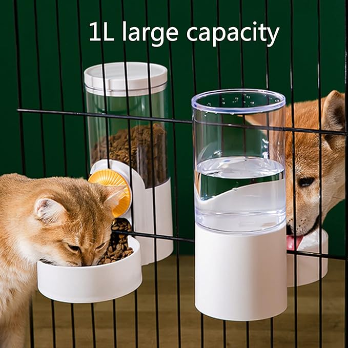 Automatic for Feeder Water Dispenser 1000ml Large Capacity for Small Medium Large Dog Pets Puppy Kitten Easy to Use