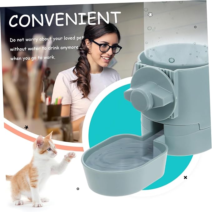 Yardwe Automatic Pet Water Feeder for Dog Cat Rabbit Large Capacity Portable Dog Bowl Water Dispenser
