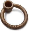 Lumabone Ring Stuffer Durable Chew Toy for Aggressive Chewers, Real Bacon, Made in USA, Large