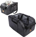 Center Console Dog Car Seat, Adjustable Breathable Multipurpose Portable Pet Car Seat with Soft Cushion Safety Belt, Dogs Armrest Booster Seat for Small Dog