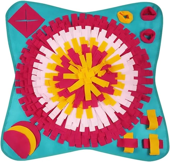 Pet Dogs Mat Pet Leak Food Anti Choking Mat Cat Dog Training Blanket Nose Work Toy Pet Slowing Feeding Mat