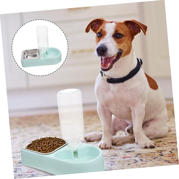 Kisangel 1 Set Detachable Hanging Pet Feeder Water Bowl Automatic Gravity Dog Bowl and Cat Food Dispenser for Convenient Pet Care for Home