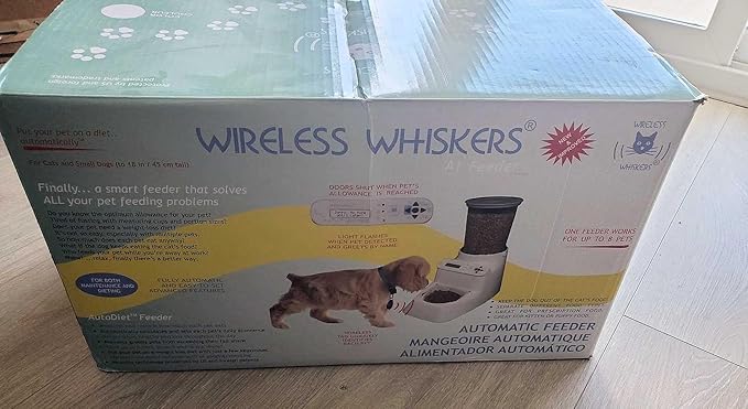Wireless Whiskers® AI (Artificial Intelligence), RFID, Access Control and Multi-Pet Feeder.