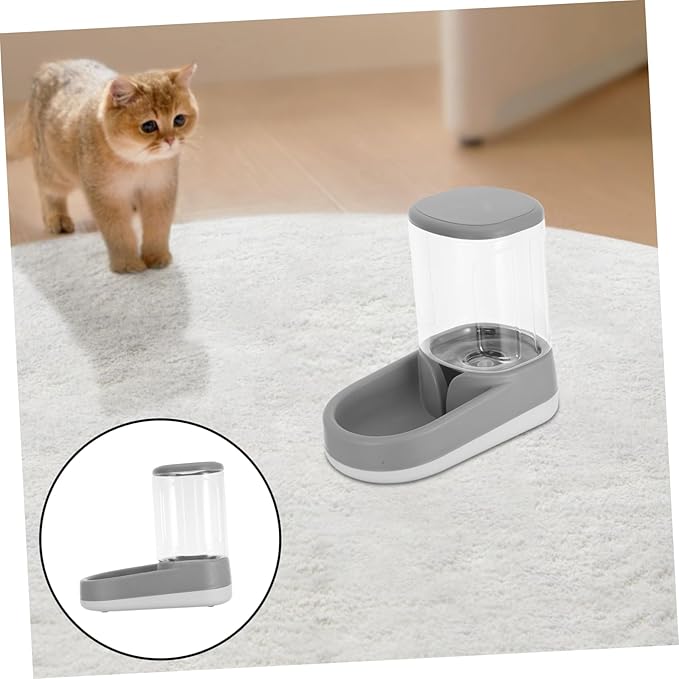 Milisten Automatic Pet Feeder for Dogs and Cats Large Capacity Water Bowl Gravity Feeder Programmable Meal Times