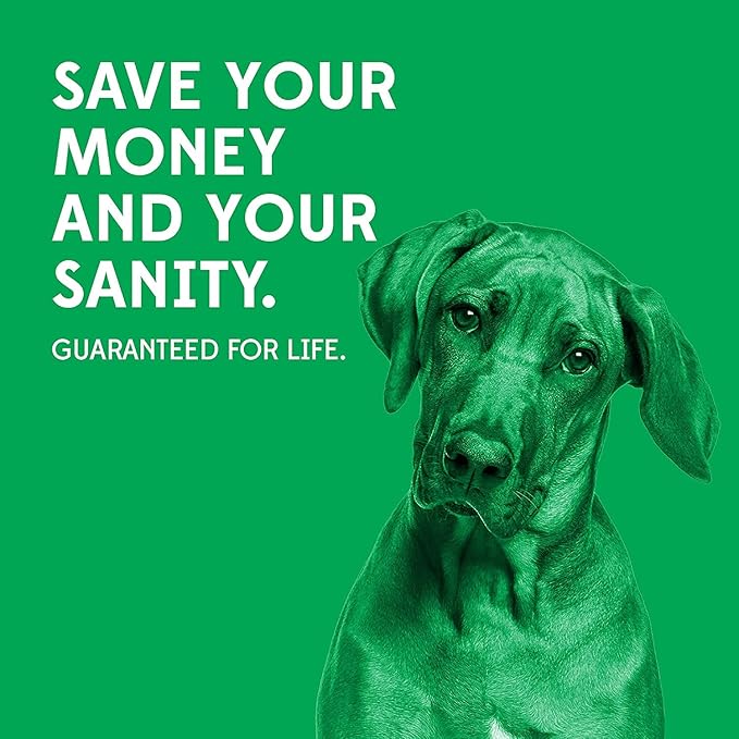 Goughnuts Dog Chew Toys Rubber Ring Indestructible Dog Chew Toys for Extreme Aggressive Power Chewers |for Large Dogs 100+ Pounds |Large (L) Size, Green Rubber