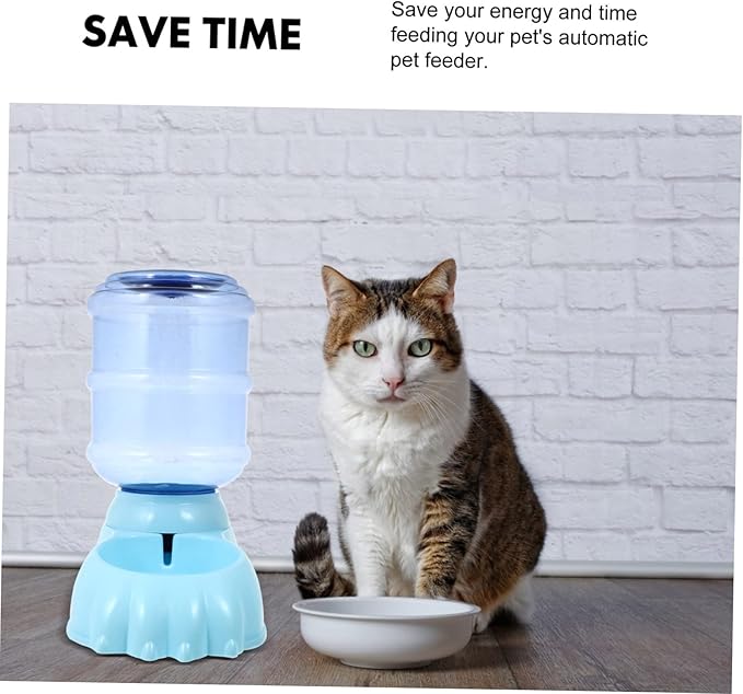 Automatic Dog Water Dispenser Gravity Pet Water Bowl Easy Clean for Cats Dogs Random Color