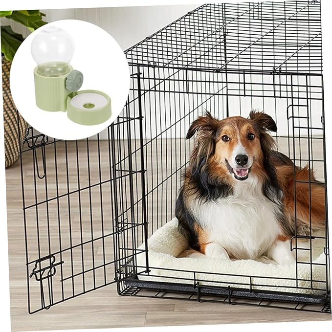 VANZACK 2pcs Hanging Automatic Water Dispenser for Pets Dog and Cat Water Feeder Spills Comfortable Drinking Angle for Like Kittens Puppies and