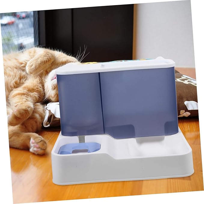 Sosoport Sturdy Pet Drinking Feeder Automatic Pet Waterer Bowl Filter for Small to Medium