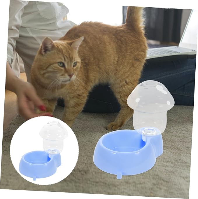 Automatic Feeder for Cats and Dogs Water Bowl Cat Spill Water Fountain Gravity Feeder