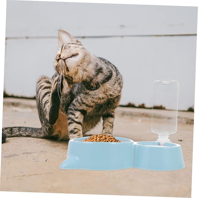 Mikikit 1Pc Automatic Pet Water Feeder Cat and Dog Feeding Bowl Durable Pet Supply with Automatic Water Refill for Home Use and Easy Cleaning