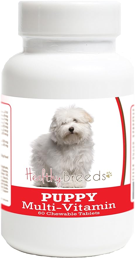 Healthy Breeds Coton de Tulear Puppy Dog Multivitamin Tablet 60 Count