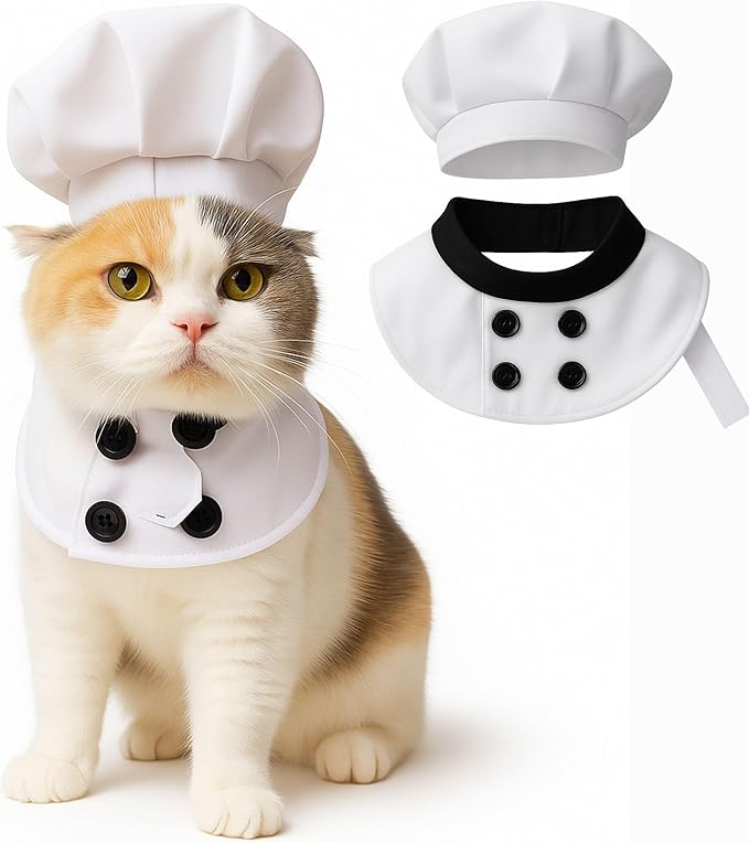 Pet Custom Dog Custom Cat Custom Hoodie, Sporty Look, Funny Gift, Halloween Holiday (Chef, Small)