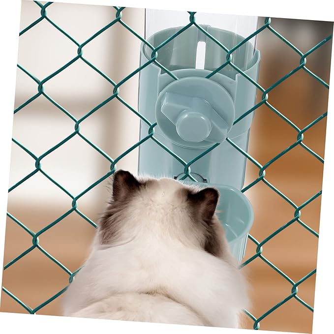 Automatic Pet Water Feeder Hanging Water Dispenser for Cats and Dogs Durable Design Prevents Spills Easy to Install and Use for Pet Cages and Crates