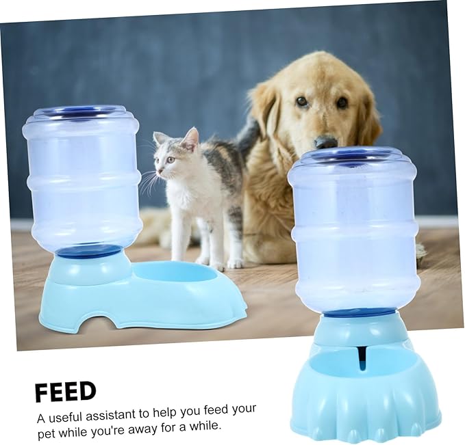 Automatic Pet Water Feeder for Dogs and Cats Dispenser Easy Non- Design Random for Pets