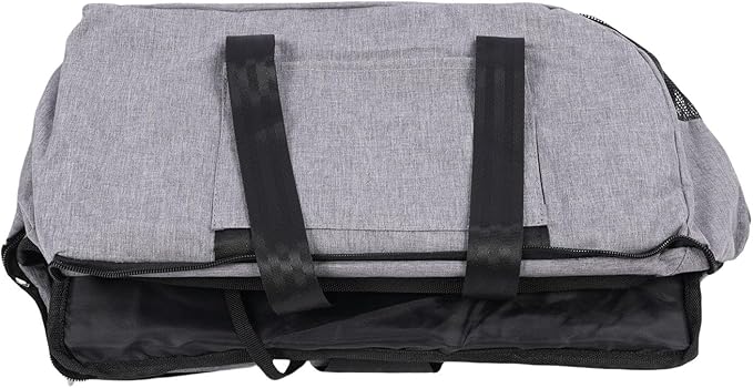Center Console Dog Car Seat,Portable Dog Booster Car Seat for Small Dogs,Detachable Washable Pet Carrier for Travel with Seat Belt