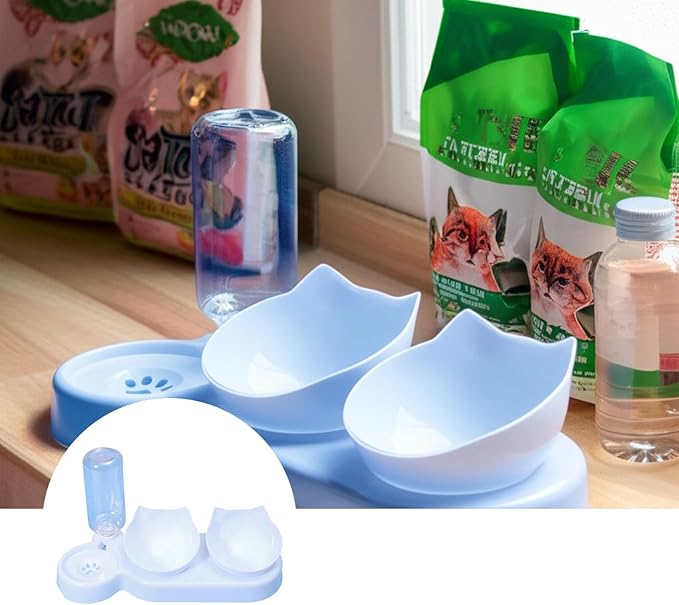 Automatic Pet Bowl for Dogs and Cats with Water Dispenser - 3-Day Feeding and Drinking Station for Home, Store, Boarding, and Travel