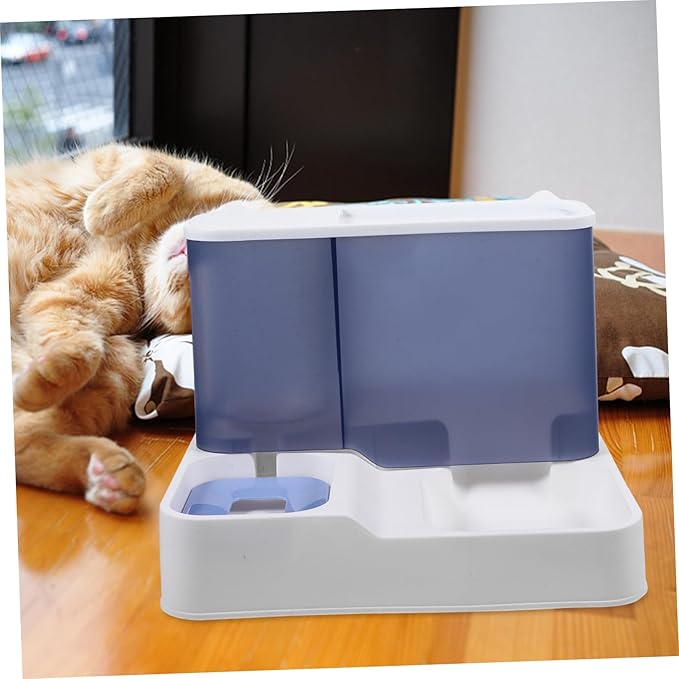 1pc Automatic Pet Water Dispenser Large Capacity Lightweight Drinking Bowl for Cats and Dogs Easy to Clean Comfortable Feeding Height Reduces Stomach Pressure