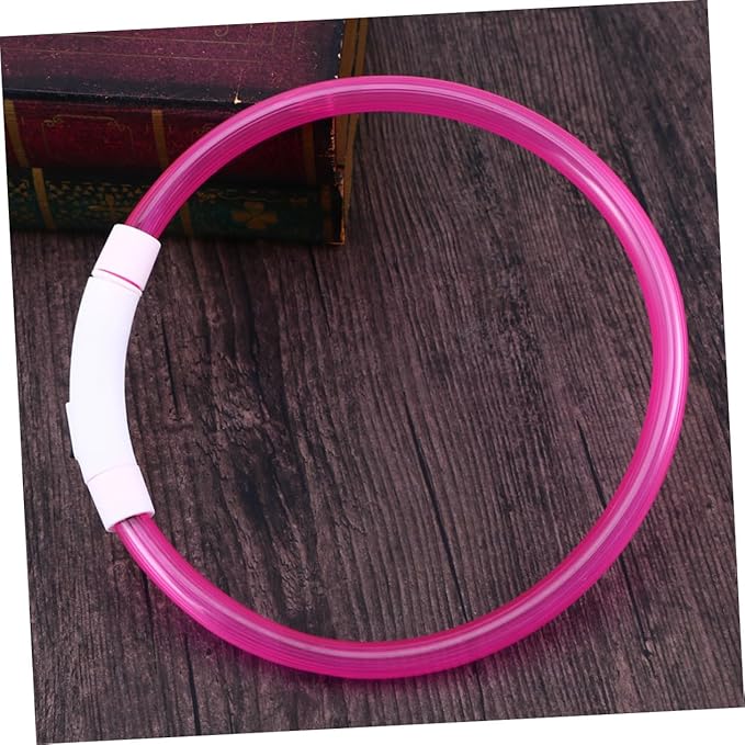 USB Rechargeable Led Night Dog Collar Flashing Pet Collar Light Modes for Safety During