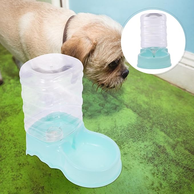 Pet Water Fountain Dispenser for Dogs and Cats Feeder Automatic Drinking Station for Home Use Easy to and Install