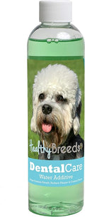 Healthy Breeds Dog Dental Care Water Additive for Dandie Dinmont Terrier - Helps Freshen Breath, Reduce Plaque & Control Tartar - Mint Flavor - 8 oz