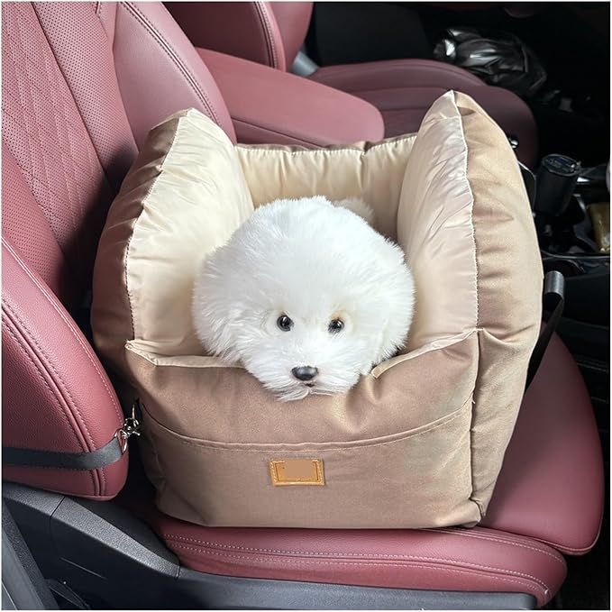 Portable Small Dog Car Seat Dog Bag Washable Soft Cotton Filling Travel Pet Cat nest Home Dog Kennel Pet Backpack(6)