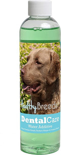 Healthy Breeds Dog Dental Care Water Additive for Chesapeake Bay Retriever - Helps Freshen Breath, Reduce Plaque & Control Tartar - Mint Flavor - 8 oz